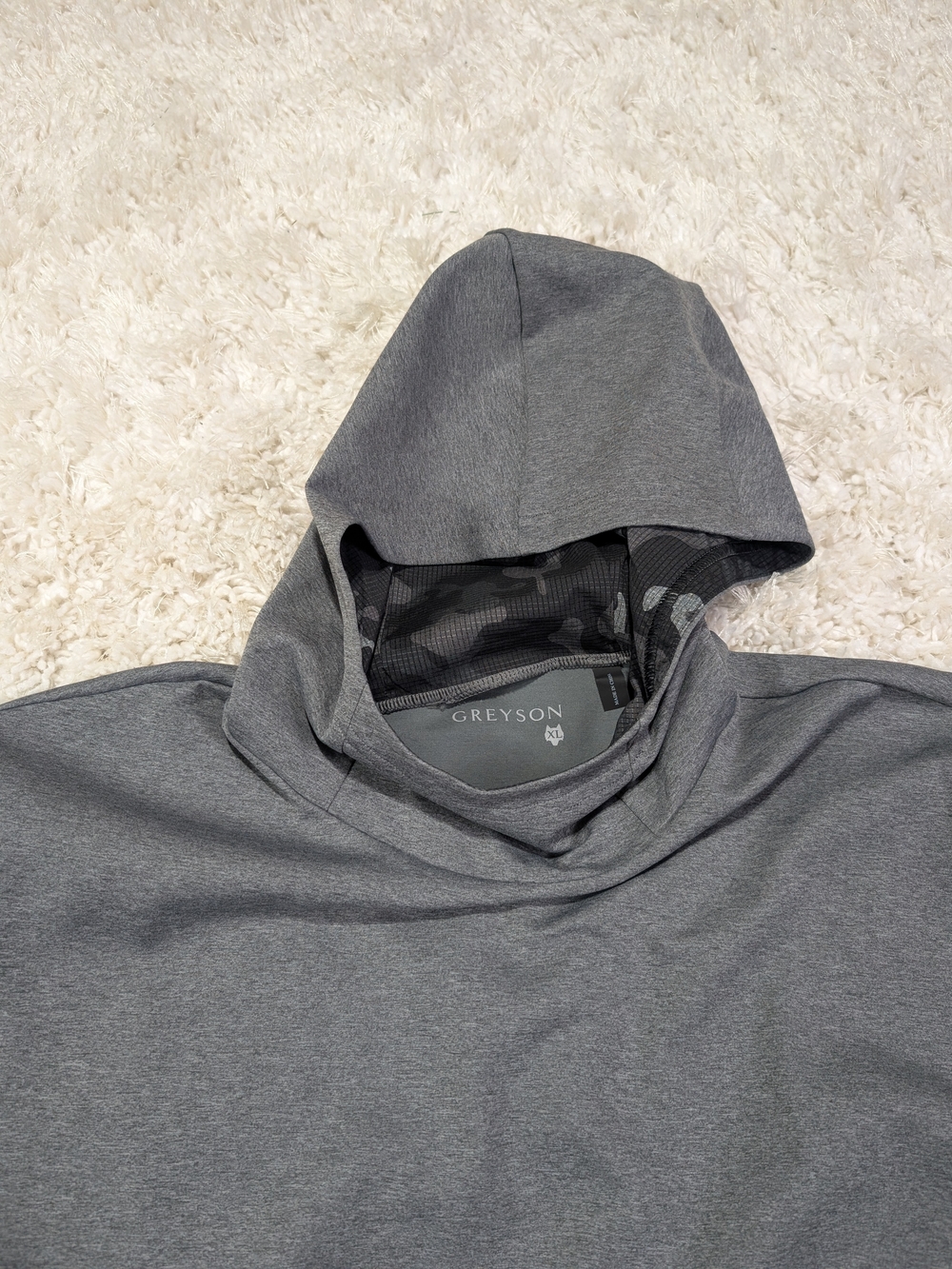 Greyson Men's Gray Performance Hoodie